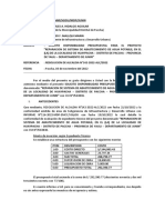 Inf. 025 Solicito Disponibilidad Presupuestal Proy. Reparacion de Sistema de Abastecimiento de Agua Potable