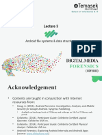 DMF L05 Android File Systems and Data Structures