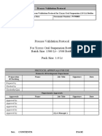 Prosses Validation Protocol For Albendazole Suspension