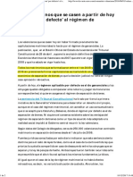 Regimen Economico Matrimonial de Los Valencianos Fechas Vuelven 'Por Defecto' Al Régimen de Gananciales