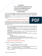 MMC Chapitre 4 Relations Contraintes-Deformations