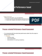 Process-Oriented Performance-Based Assessment