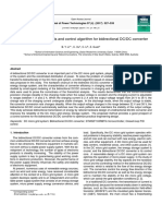 Working Principle Analysis and Control Algorithm For Bidirectional DC/DC Converter