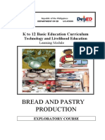 K To 12 Bread and Pastry Learning Module