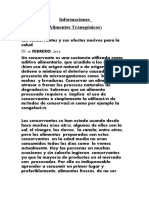 Informaciones (Alimentos Transgénicos)