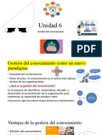 Unidad 6 Gestión Del Conocimiento