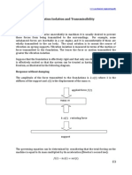 Vibration Isolation and Transmissibility