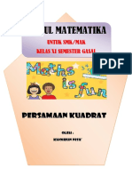 Modul Matematika: Persamaan Kuadrat