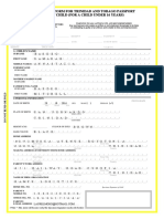 Document 4 Application Form For 1st Issue or Renewal of MRP Children Under 16 Years