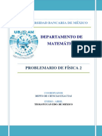 Departamento de Matemáticas: Problemario de Física 2