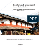 Report of Sustainable Architecture