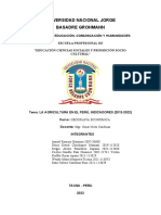 La Agricultura en El Perú (2o13-2023) Monografía Final 2