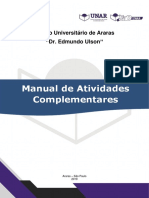 Manual de Atividades Complementares - UNAR