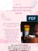 Mapeh Report of Prevention and Control of Substance and Abuse