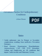 Prevention Practice For Cardiopulmonary Conditions