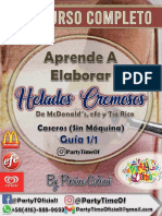 Curso - Aprende A Elaborar Helados de McDonald S, Efe y Tio Rico