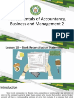 Lesson 10 Bank Reconciliation Statement