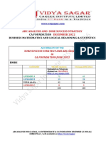 CA Foundation BMRS ABC Analysis & Sure Success Stragery For Dec