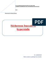 5 - La Secheresse Buccale Et Hypersialie