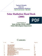 Solar Radiation Hand Book (2008) : Typical Climatic Data For Selected Radiation Stations