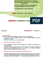 Chapitre 3 Dynamique D'adsorption