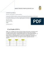 Resolución de Caso La Prueba ANOVA