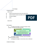 Management Stratégique Et Stratégie de L'entreprise