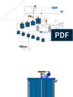 Diagrama Actual de La Planta de Cianuracion