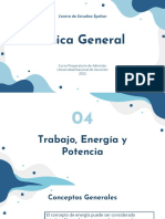 4 - Física - Trabajo, Potencia y Energía