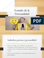 Estudio de La Personalidad, Concepto y Evolucion