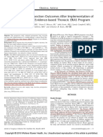 5 - Perioperative Lung Resection Outcomes After Implementation of A Multidisciplinary, Evidence-Based Thoracic ERAS Program.