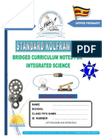 Bridged Curriculum Notes For p7 Science 2022