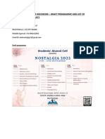 Nostalgia 2022 Registered Participants