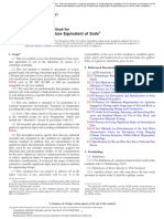 Centrifuge Moisture Equivalent of Soils: Standard Test Method For