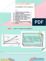 3.5 Equilibrio de La Empresa