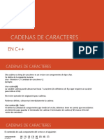 Cadena de Caracteres