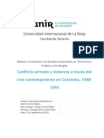 Conflicto Armado y Violencia A Través Del Cine Contemporáneo en Colombia, 1948-1993 (Depósito Definitivo) (Reparado)