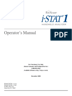 Abaxis I-STAT Operator Manual