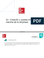 Creacion y Puesta en Marcha de Una Empresa