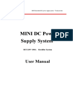 110V 100A Rectifier System User Manual - SETEC Power