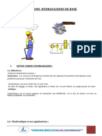 Notions Hydrauliques de Base