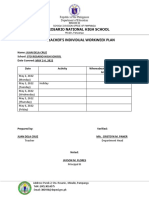 Workweek Plan Template