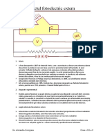 Efectul Fotoelectric Extern