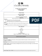 Lesson Plan Purpose of Eucharist - F1