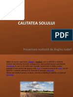 Calitatea Solului