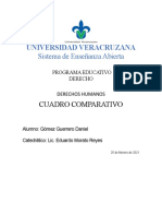 Cuadro Comparativo de Derechos Humanos