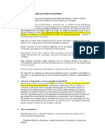 Breve Historia Del Origen y Principios de La Gramática