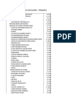 Proforma Utiles Tercero Marilu