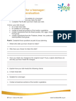 Create A Dish Plan and Eval ws1114