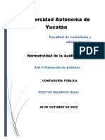 ADA 4 Planeación de Auditoria